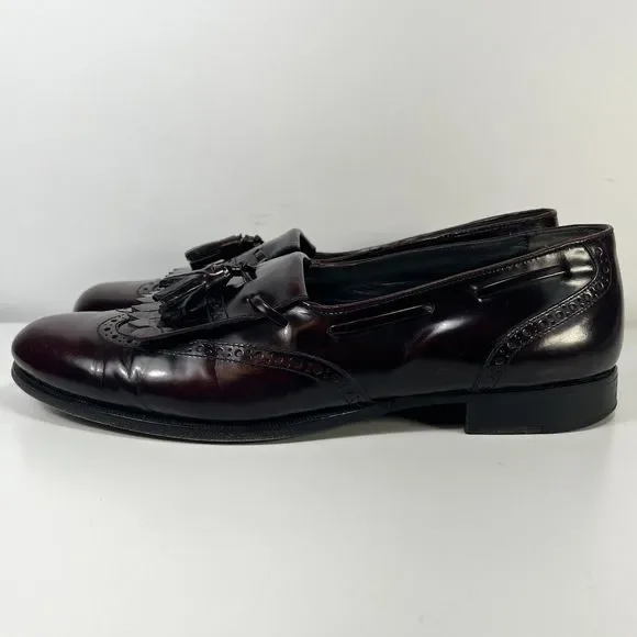 Alfani Mens Black Leather Kiltie Tassel Loafers Made in Italy Size 10.5 M FMV115A_1.png?crop=center&  main image 2